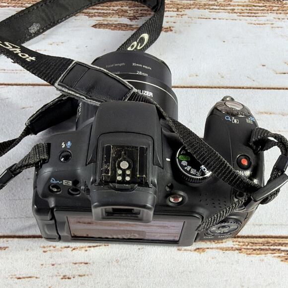 Canon PowerShot SX1 IS 10MP Digital Camera – 20x Zoom Black From Japan Tested - Picture 6 of 7